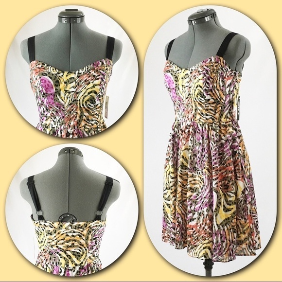 allen B by Allen Schwartz 💕Abstract Print Dress💕 - Picture 2 of 5